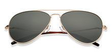 Load image into Gallery viewer, Gold Aviator Full Rim Men Sunglasses by John Jacobs-212581