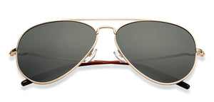 Gold Aviator Full Rim Men Sunglasses by John Jacobs-212581