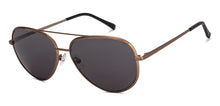 Load image into Gallery viewer, Gold Aviator Full Rim Unisex Sunglasses by John Jacobs-215338