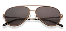 Load image into Gallery viewer, Gold Aviator Full Rim Unisex Sunglasses by John Jacobs-215338