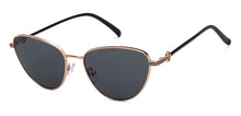 Load image into Gallery viewer, Gold Cat Eye Full Rim Women Sunglasses by John Jacobs Online-216822