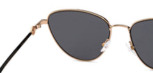 Load image into Gallery viewer, Gold Cat Eye Full Rim Women Sunglasses by John Jacobs Online-216822