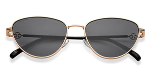 Gold Cat Eye Full Rim Women Sunglasses by John Jacobs Online-216822