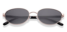 Load image into Gallery viewer, Gold Round Full Rim Women Sunglasses by Lenskart-220680