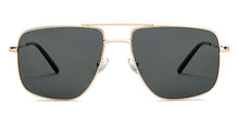 Load image into Gallery viewer, Gold Square Full Rim Men Sunglasses by John Jacobs-212539