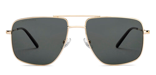 Gold Square Full Rim Men Sunglasses by John Jacobs-212539