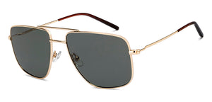 Gold Square Full Rim Men Sunglasses by John Jacobs-212539
