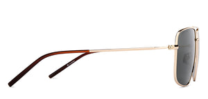 Gold Square Full Rim Men Sunglasses by John Jacobs-212539
