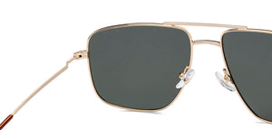Gold Square Full Rim Men Sunglasses by John Jacobs-212539