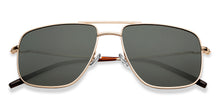 Load image into Gallery viewer, Gold Square Full Rim Men Sunglasses by John Jacobs-212539