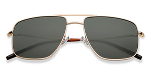 Gold Square Full Rim Men Sunglasses by John Jacobs-212539