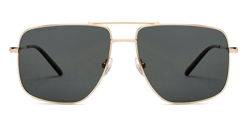 Gold Square Full Rim Men Sunglasses by John Jacobs-212584