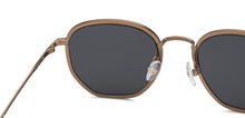Load image into Gallery viewer, Gold Hexagonal Full Rim Unisex Sunglasses by John Jacobs-215333