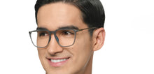 Load image into Gallery viewer, Grey Rectangle Full Rim Unisex Eyeglasses by Lenskart Air-211438