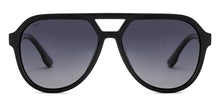 Load image into Gallery viewer, Black Aviator Full Rim Unisex Sunglasses by Vincent Chase Polarized-229173