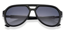 Load image into Gallery viewer, Black Aviator Full Rim Unisex Sunglasses by Vincent Chase Polarized-229173