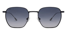 Load image into Gallery viewer, Black Geometric Full Rim Unisex Sunglasses by Vincent Chase Polarized-229015