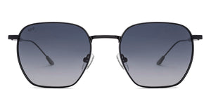 Black Geometric Full Rim Unisex Sunglasses by Vincent Chase Polarized-229015