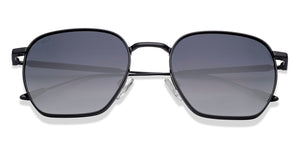 Black Geometric Full Rim Unisex Sunglasses by Vincent Chase Polarized-229015