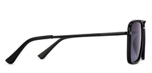 Load image into Gallery viewer, Black Rectangle Full Rim Unisex Sunglasses by Vincent Chase Polarized-221022