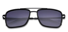Load image into Gallery viewer, Black Rectangle Full Rim Unisex Sunglasses by Vincent Chase Polarized-221022