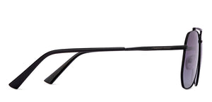 Black Rectangle/ Square Full Rim Unisex Sunglasses by Vincent Chase Polarized-217632