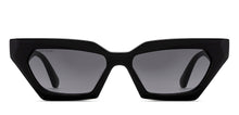 Load image into Gallery viewer, Black Rectangle Full Rim Unisex Sunglasses by John Jacobs-213043