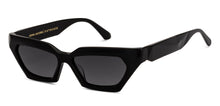 Load image into Gallery viewer, Black Rectangle Full Rim Unisex Sunglasses by John Jacobs-213043