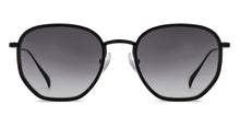 Load image into Gallery viewer, Black Hexagonal Full Rim Unisex Sunglasses by John Jacobs-215334