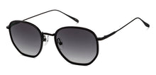 Load image into Gallery viewer, Black Hexagonal Full Rim Unisex Sunglasses by John Jacobs-215334