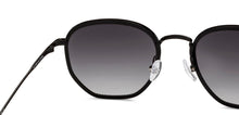 Load image into Gallery viewer, Black Hexagonal Full Rim Unisex Sunglasses by John Jacobs-215334