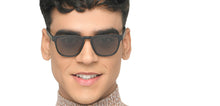 Load image into Gallery viewer, Black Wayfarer Full Rim Unisex Sunglasses by John Jacobs-213692