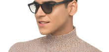 Load image into Gallery viewer, Black Wayfarer Full Rim Unisex Sunglasses by John Jacobs-213692