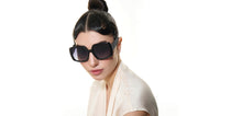 Load image into Gallery viewer, Black Wayfarer Full Rim Women Sunglasses by Vincent Chase Polarized-225714