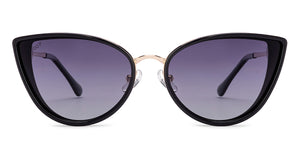 Black Cat Eye Full Rim Unisex Sunglasses by Vincent Chase Polarized-221933