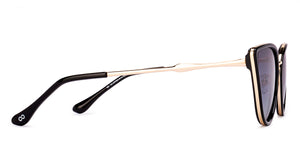 Black Cat Eye Full Rim Unisex Sunglasses by Vincent Chase Polarized-221933