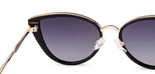 Load image into Gallery viewer, Black Cat Eye Full Rim Unisex Sunglasses by Vincent Chase Polarized-221933