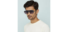 Load image into Gallery viewer, Brown Geometric Full Rim Unisex Sunglasses by John Jacobs-228607