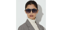 Load image into Gallery viewer, Brown Geometric Full Rim Unisex Sunglasses by John Jacobs-228607