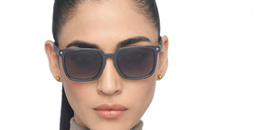 Grey Wayfarer Full Rim Unisex Sunglasses by Vincent Chase Polarized-215978