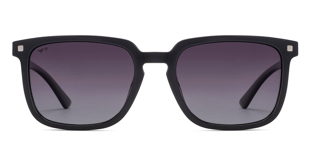 Grey Wayfarer Full Rim Unisex Sunglasses by Vincent Chase Polarized-215978