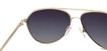 Load image into Gallery viewer, Gold Aviator Full Rim Unisex Sunglasses by Vincent Chase Polarized-216027