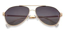 Load image into Gallery viewer, Gold Aviator Full Rim Unisex Sunglasses by Vincent Chase Polarized-216027