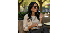 Load image into Gallery viewer, Gunmetal Geometric Full Rim Unisex Sunglasses by Vincent Chase-221941