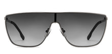 Load image into Gallery viewer, Gunmetal Rectangle/ Square Full Rim Unisex Sunglasses by Lenskart STUDIO-216051
