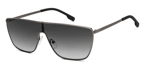 Gunmetal Rectangle/ Square Full Rim Unisex Sunglasses by Lenskart STUDIO-216051