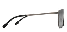 Load image into Gallery viewer, Gunmetal Rectangle/ Square Full Rim Unisex Sunglasses by Lenskart STUDIO-216051