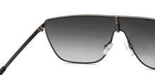 Load image into Gallery viewer, Gunmetal Rectangle/ Square Full Rim Unisex Sunglasses by Lenskart STUDIO-216051