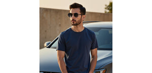 Gunmetal Round Full Rim Unisex Sunglasses by Vincent Chase Polarized-229023