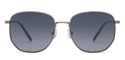 Gunmetal Square Full Rim Men Sunglasses by John Jacobs-222776